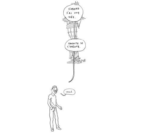 Des bâtisseurs - dessin Yannis La Macchia