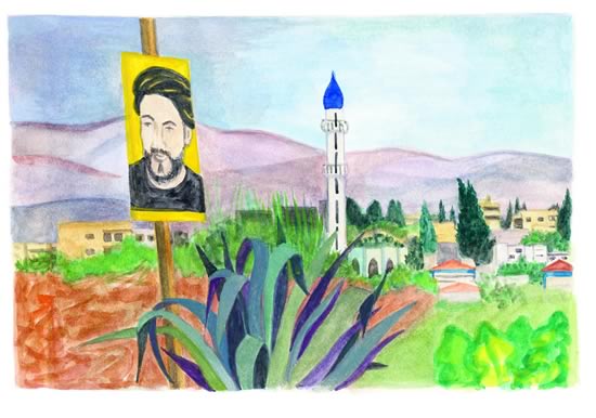 Ma très grande mélancolie arabe - dessin Lamia Ziadé