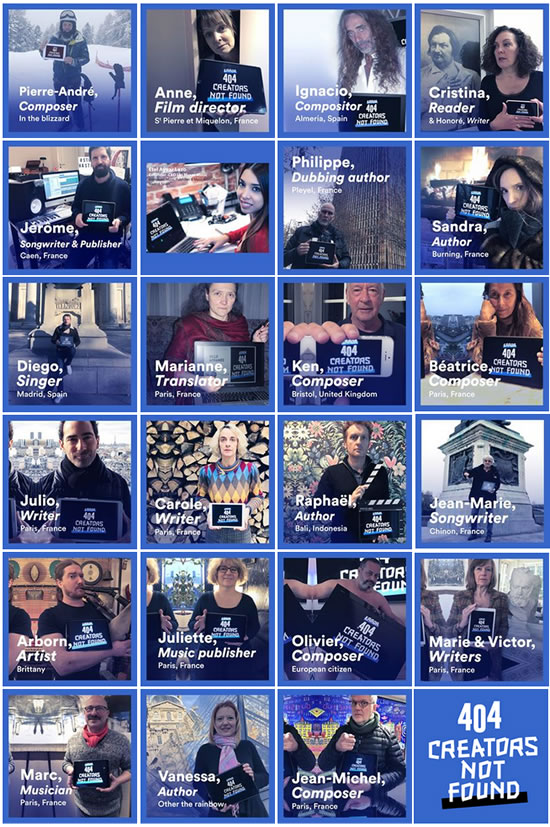 Error 404 - Creators not found