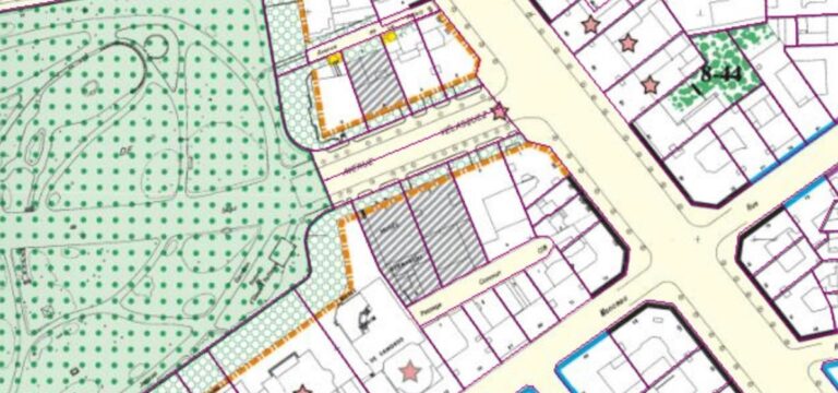 Plan extrait du PLU de Paris