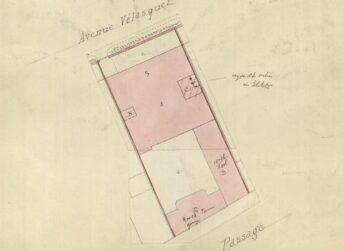 Minutes du cadastre de 1900 – Avenue Velasquez n°5 – DU