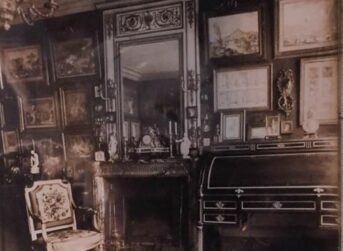 Vues des collections de l’hôtel du 5, avenue Velasquez – INHA, Ms 568